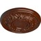 Ekena Millwork Odessa Ceiling Medallion (Canopies up to 2 1/2"), 7 1/2"OD x 1 1/8"P, Burnished Mahogany Crackle CM07ODBMC - alternate 3